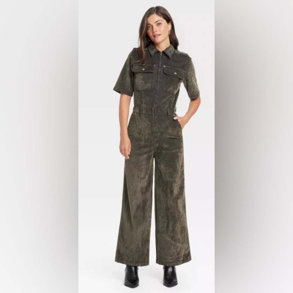 Olive Green Women's Jumpsuit